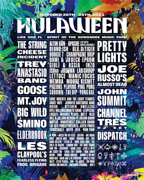 Hulaween 2023 - Headed to Hulaween 2023? Add these seven performances to your schedule ASAP. Hulaween truly is one of the most magical music and arts festivals in the US. …